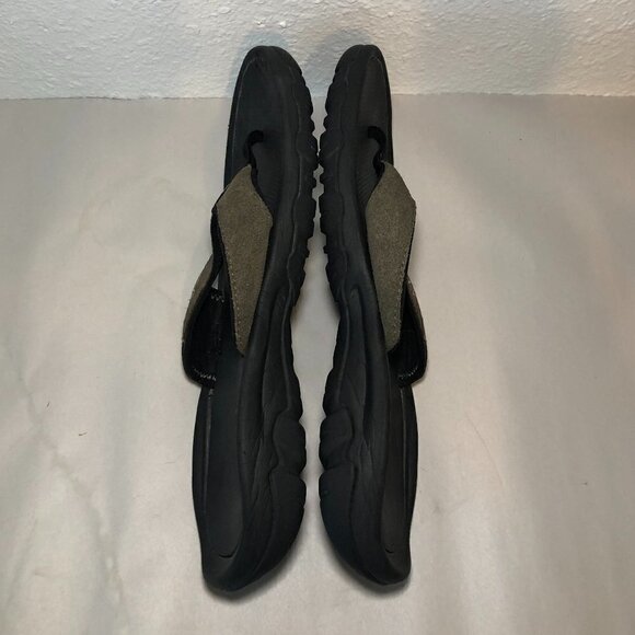 TEVA Flip Flop Sandals Men's Size US13 Brown Black 4136 Beach Sandal Shoes - Picture 10 of 12